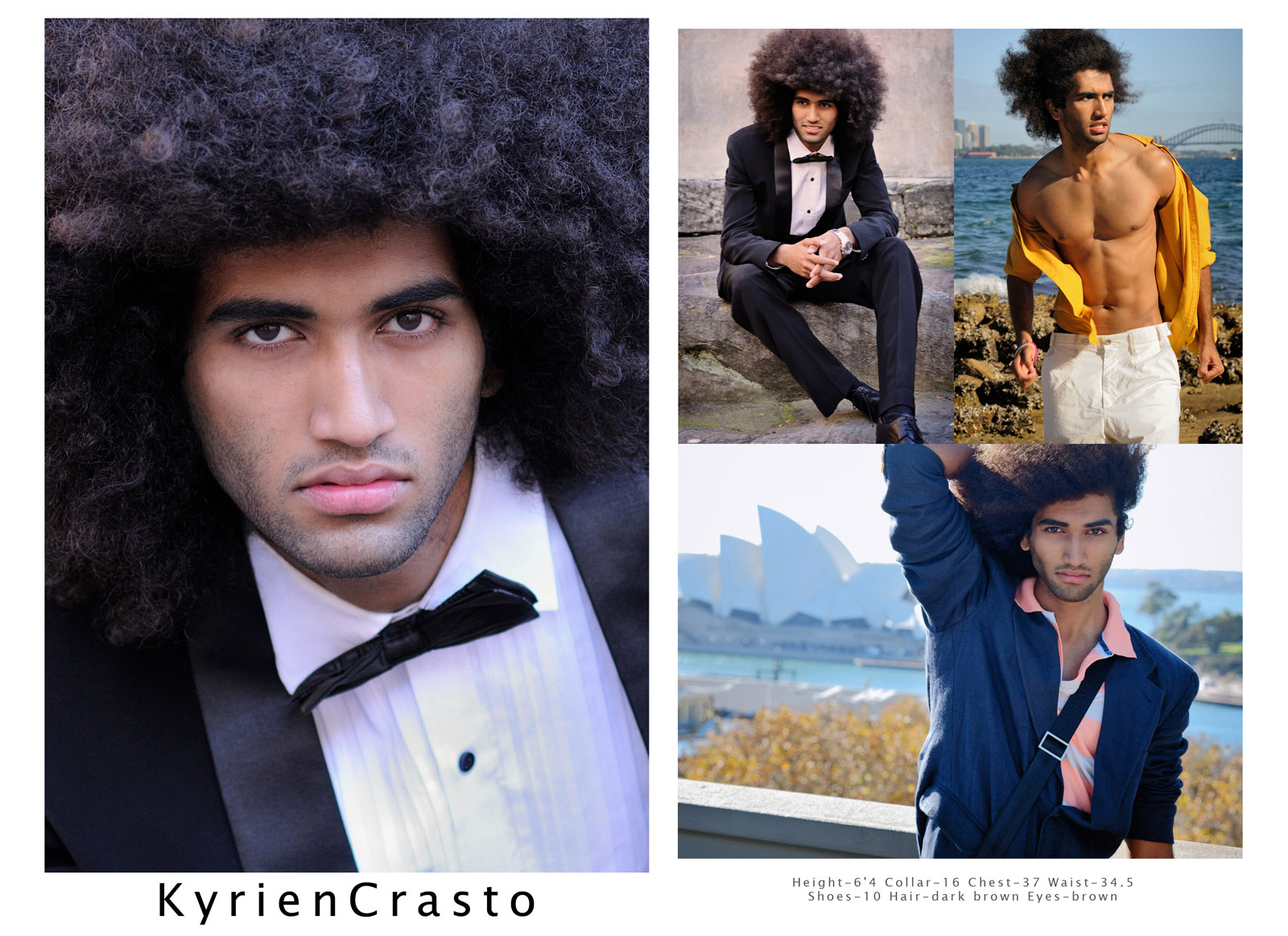 Kyrien, International Male modelling agency portfolio photoshoot in Sydney, + comp card, many pictures.. Sydney, Australia