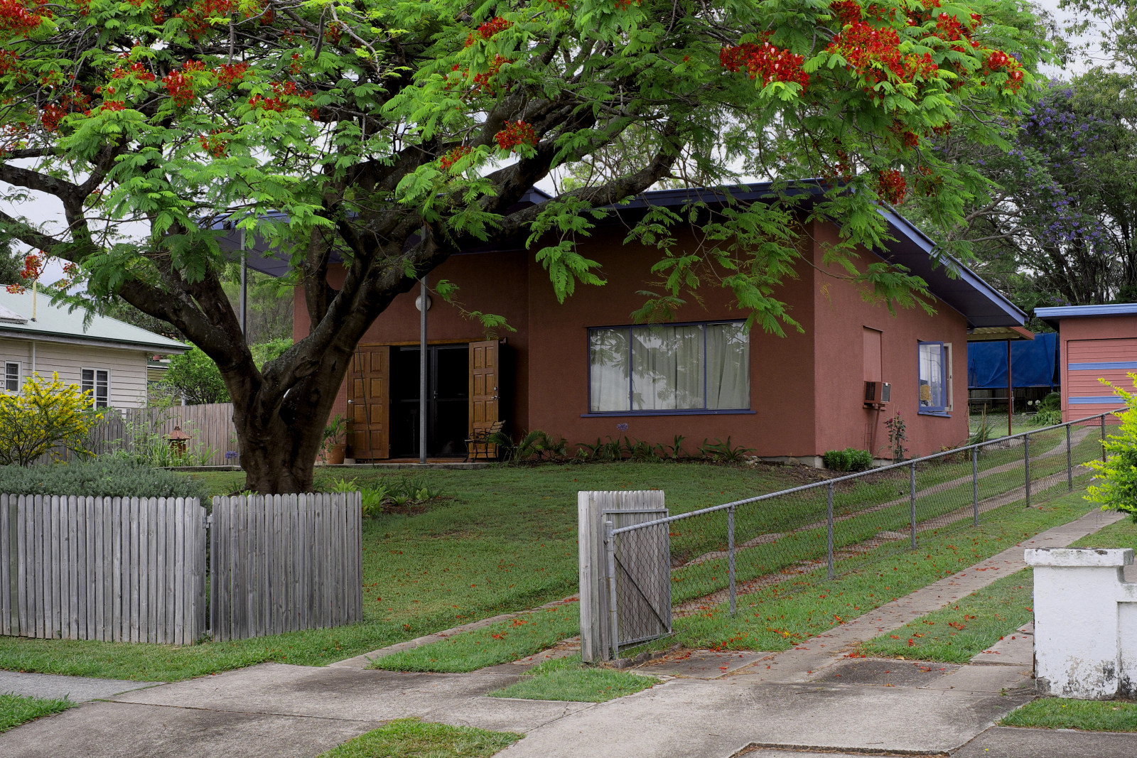 Skillion Roof House, Florence Street Carina - Demolised 2019. Post WW2 Brisbane vernacular architecture.