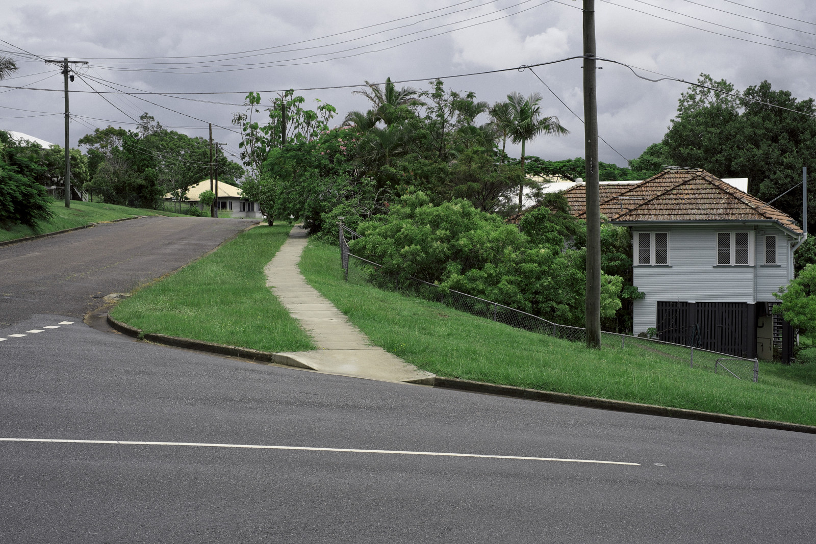 Traditional 40's 50's weatherboard home with city view from Oatson Skyline Drive, Seven Hills, Brisbane.