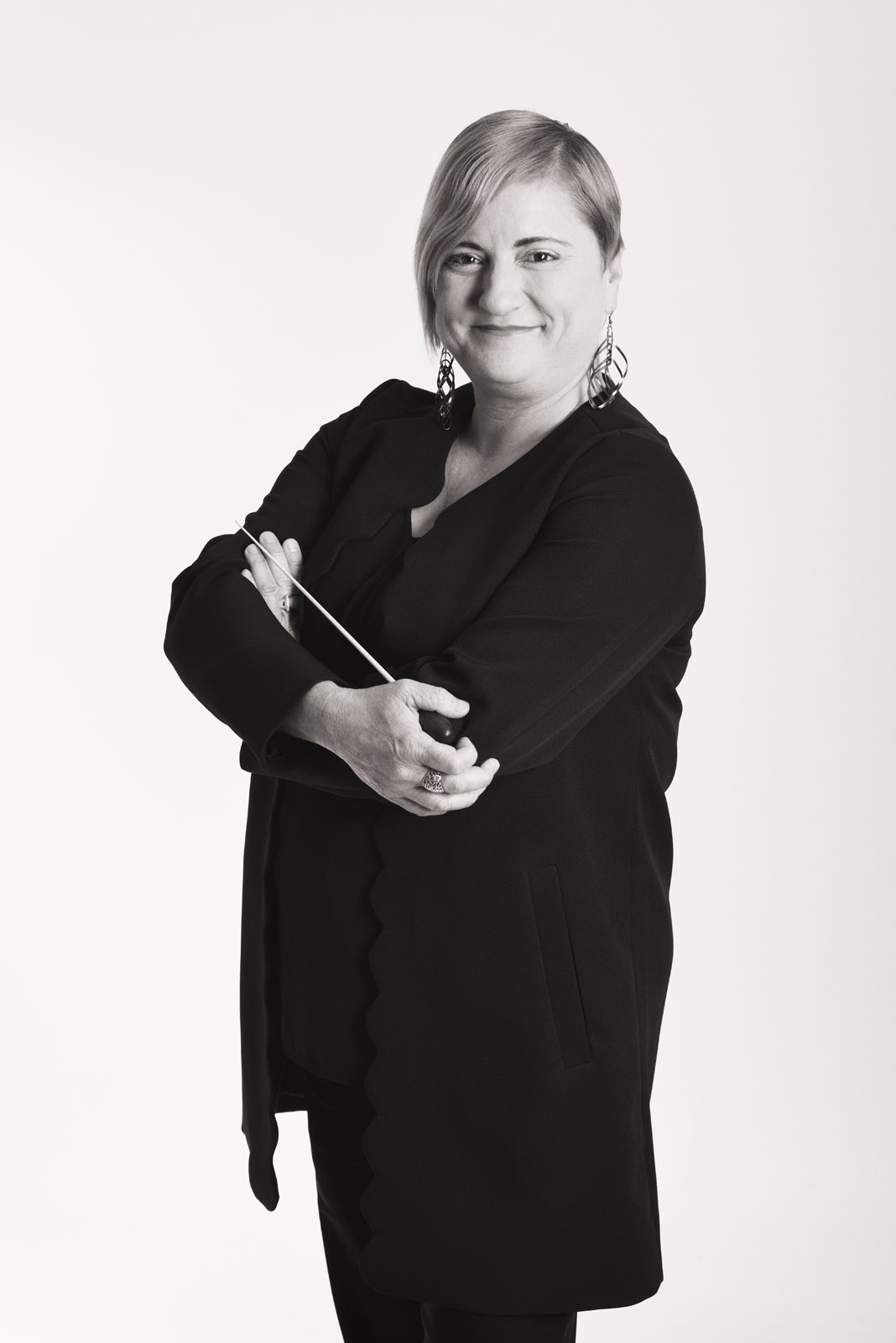 Portrait of Classical Music Condutor conductor, Melinda hole