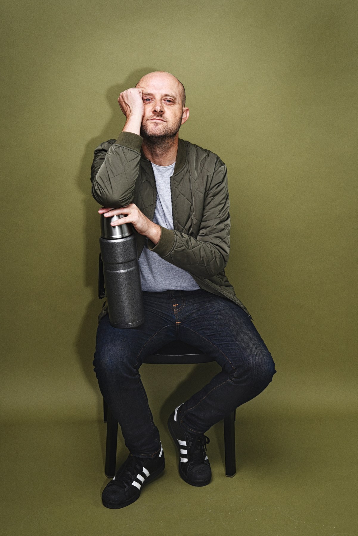 Paul Andrews for Family Fold, a studio portrait by Kent Johnson - Sydney Music Promotion Photography.