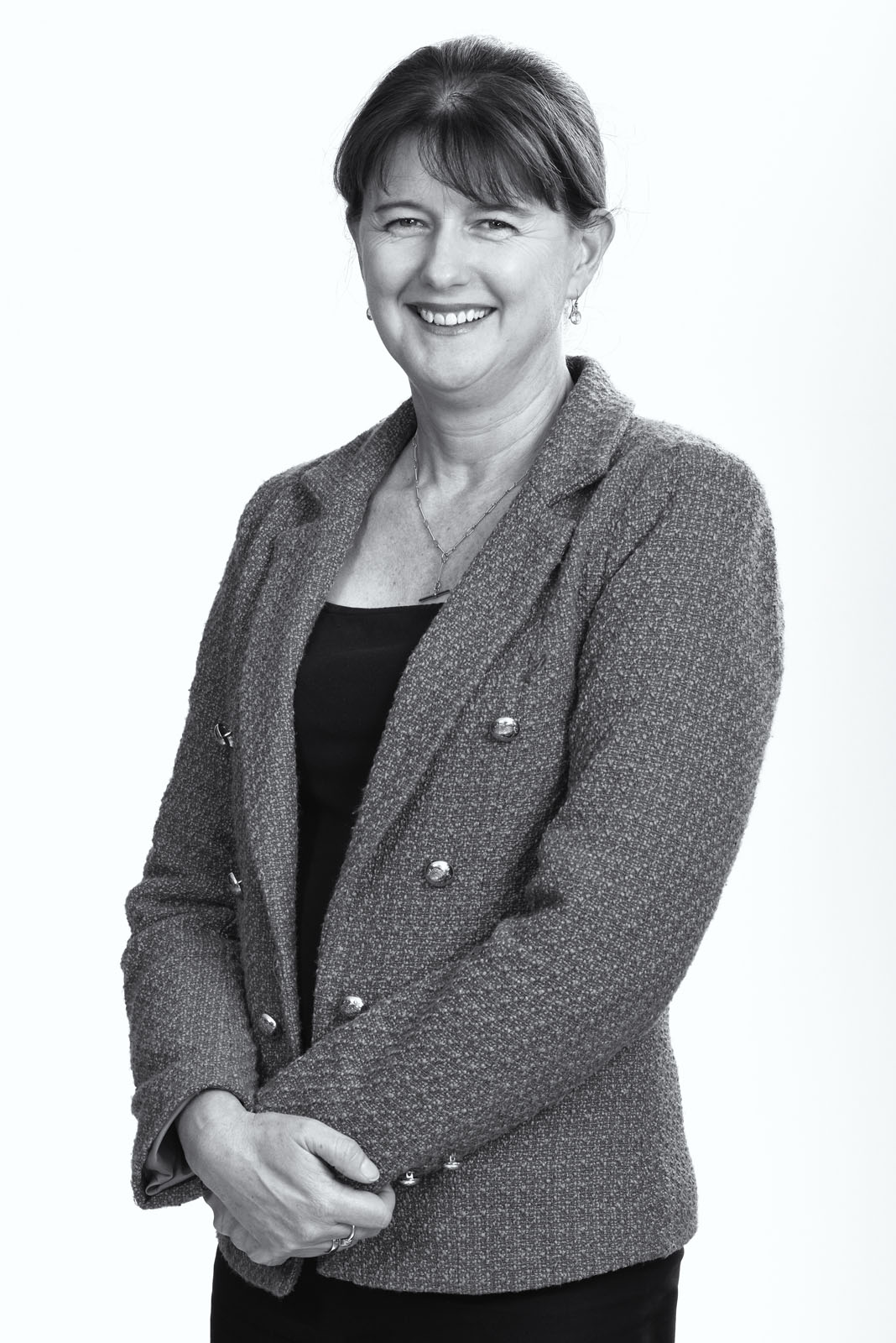 Aged Care business sector, Hammondcare Board member Robyn Langsford, On-site studio coporate portrait by Kent Johnson