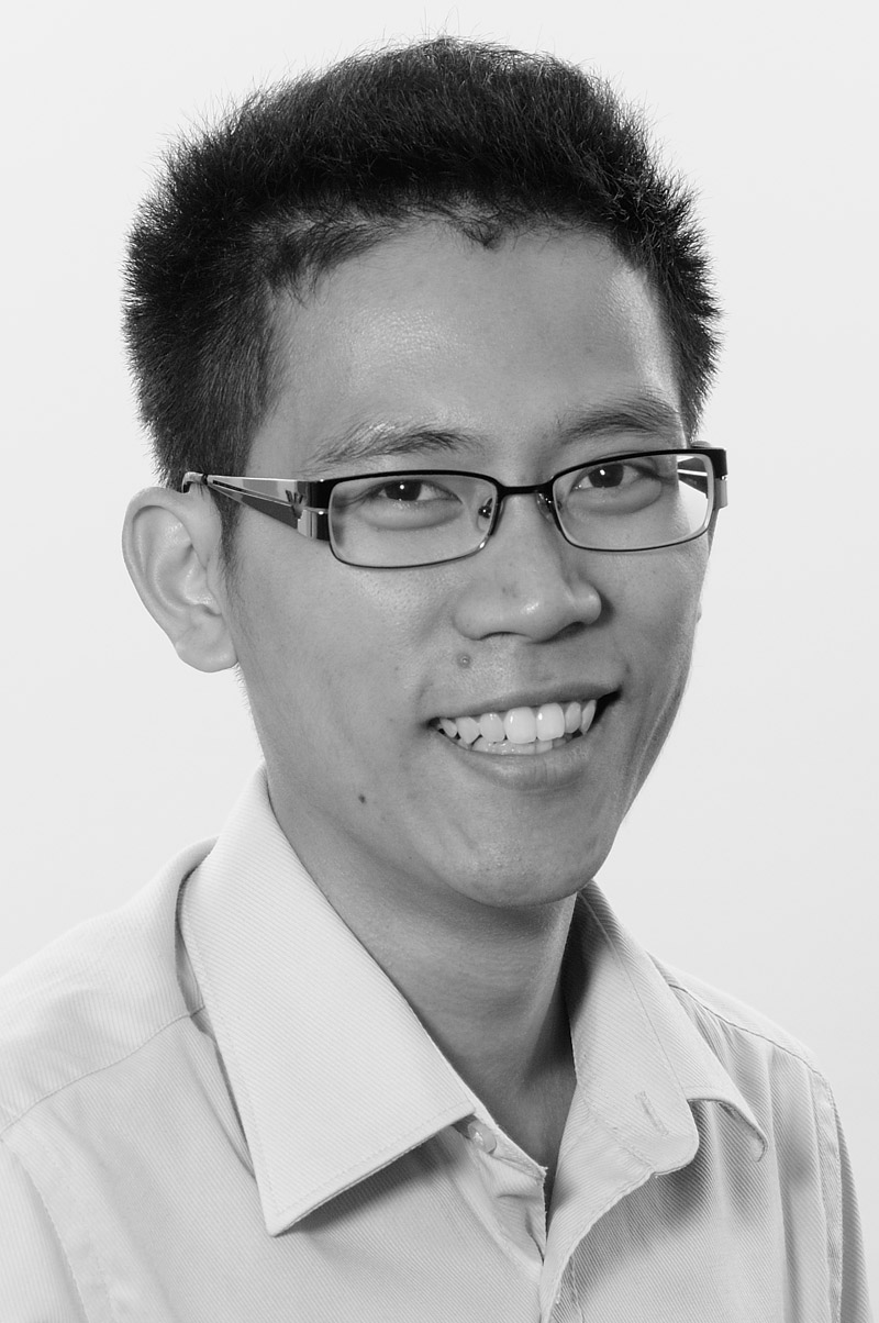 TLC Advertising Staff Headshots for website in black and white. Corporate Headshot photography by Kent Johnnson.