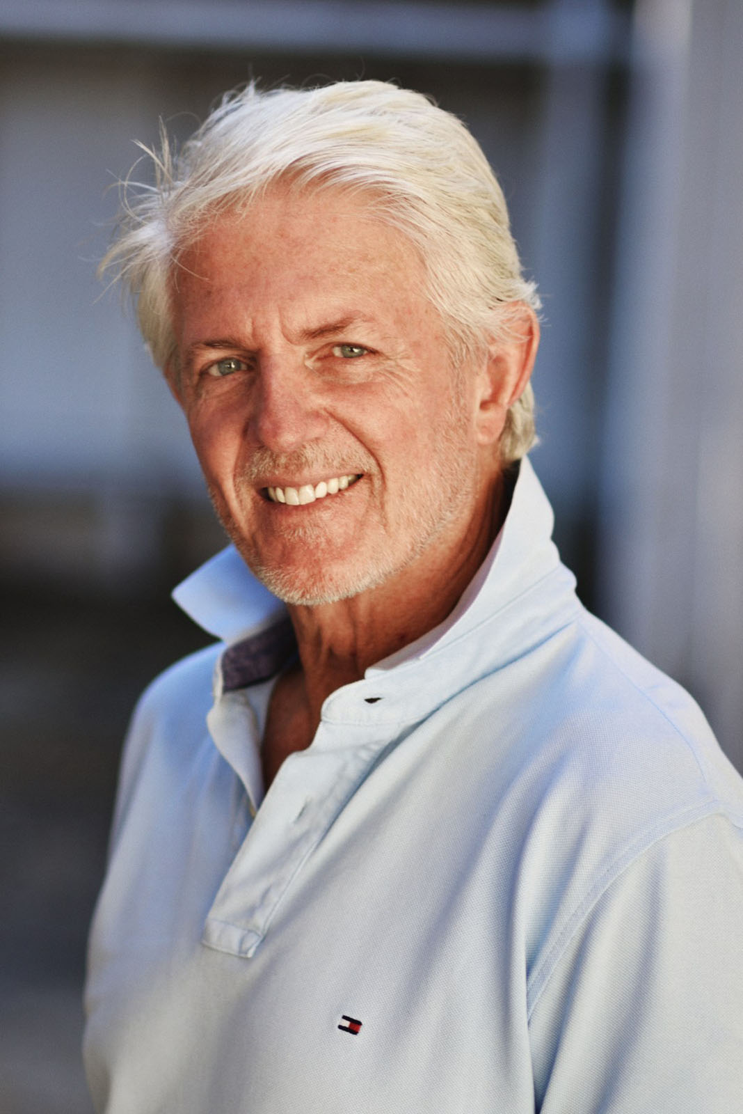 Senior male headshot, photographed on location in Sydney. Photographed by Kent Johnson.