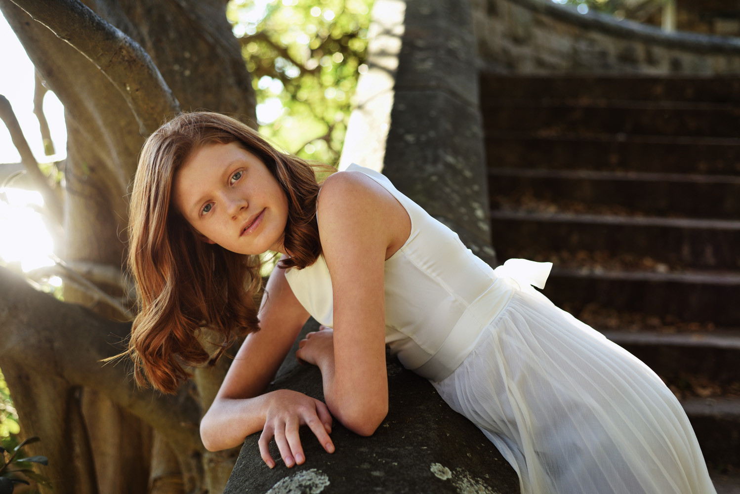 Coming of age, teenage fashion portrait, photography for teenage girls. Photograph by Kent Johnson