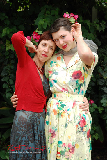 Mother & Daughter. Photographed by Kent Johnson.