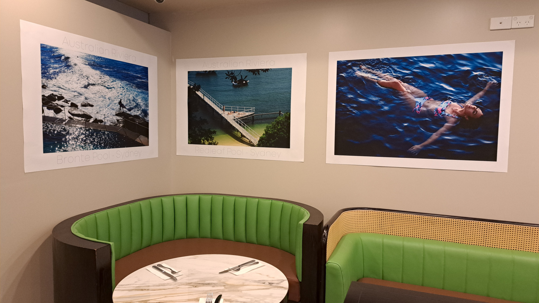 Australian Riviera, an exhibition of landscape photography of the costal areas of the Eastern Suburbs of Sydney, Australia by photographer Kent Johnson.