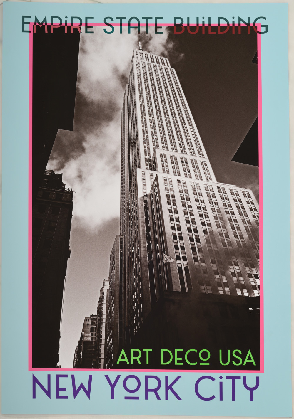Empire State, Art Deco USA - The Poster Show, New York City, Art Deco skyscrapers