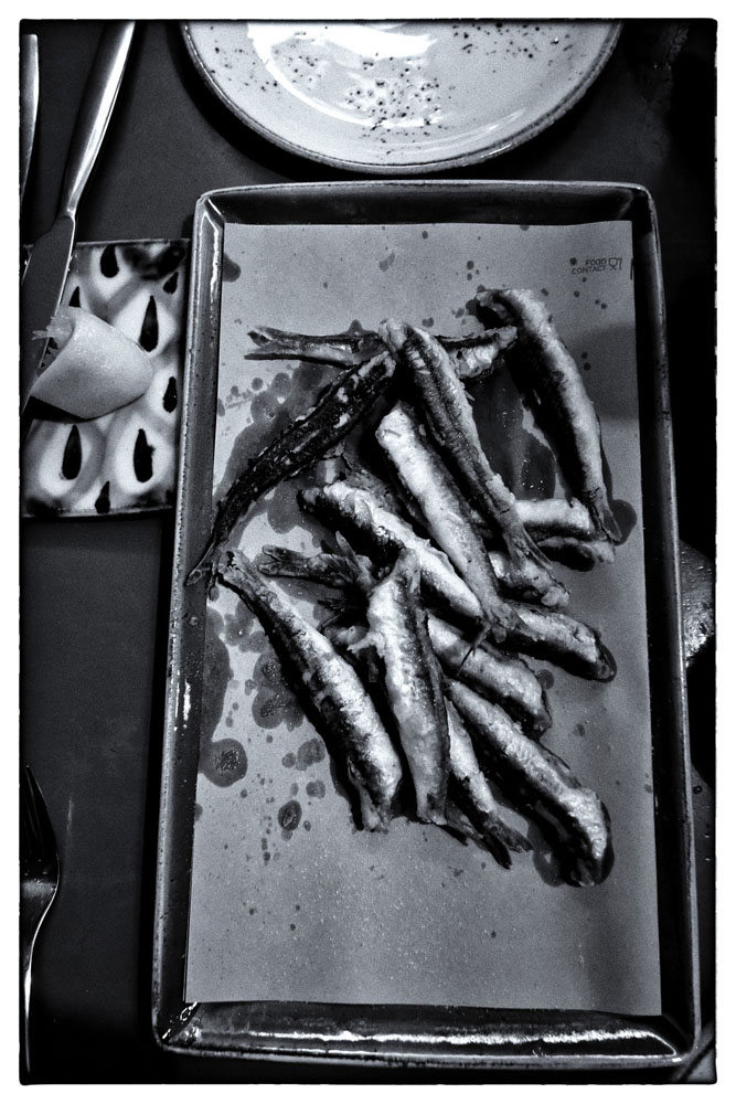 Sardines Trattoria Da Oscar, Monterosso al Mare SP, Italy. Food and travel photography by Kent Johnson