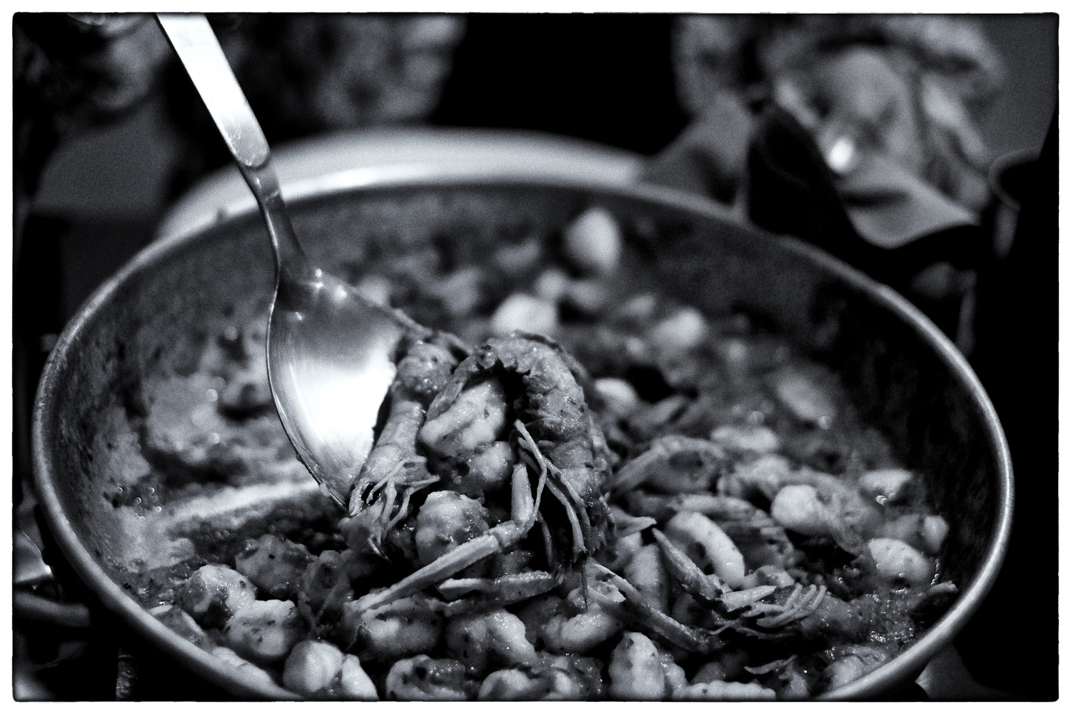 Scampie at Trattoria Da Oscar, Monterosso al Mare SP, Italy. Food and travel photography by Kent Johnson