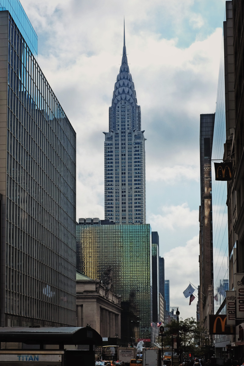 The Chrysler Building, an American Art Deco skyscraper, Manhattan, New York City 