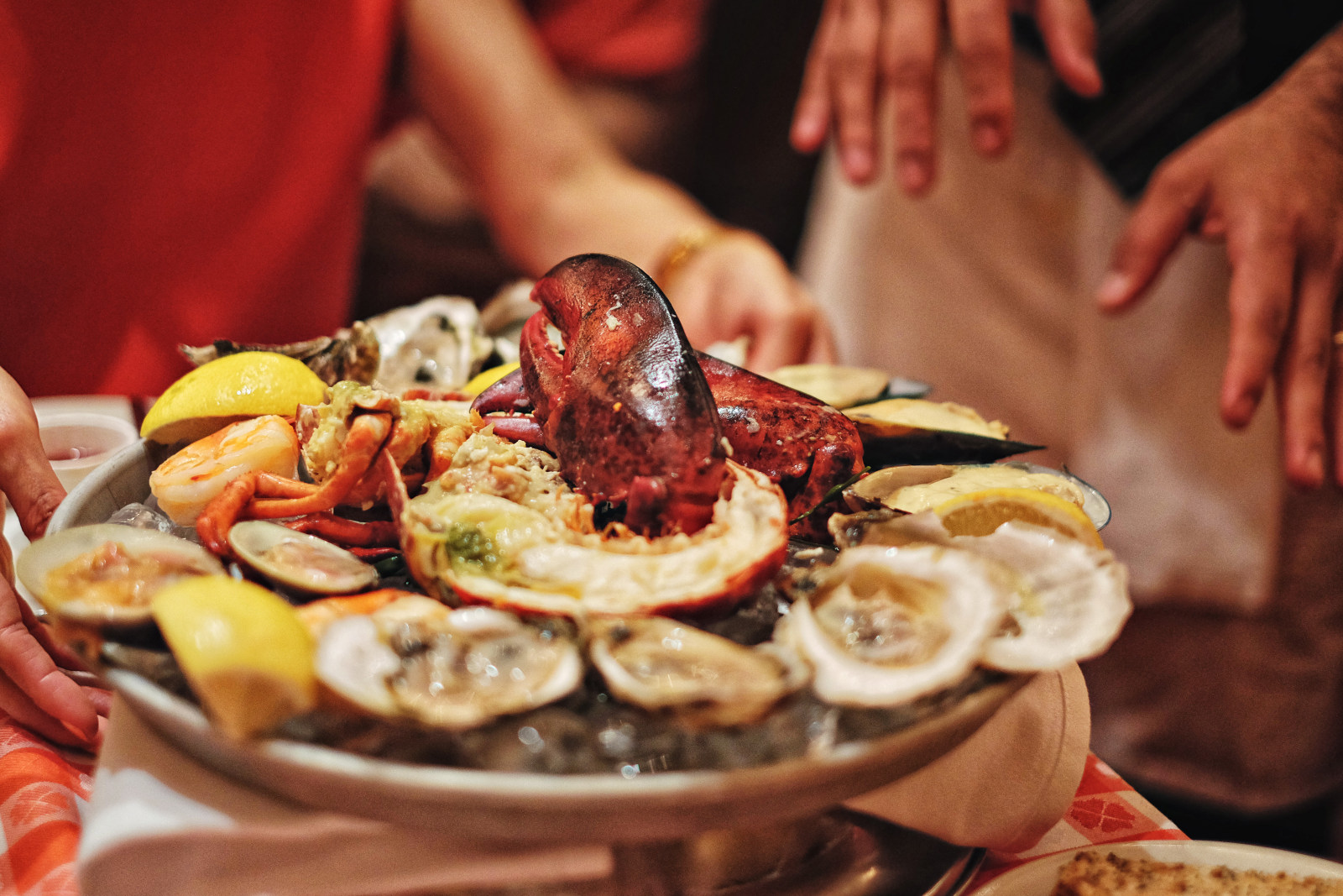 Seafood Platter at Grand Central Oyster Bar Seafood Restaurant, a New York classic dining experiense