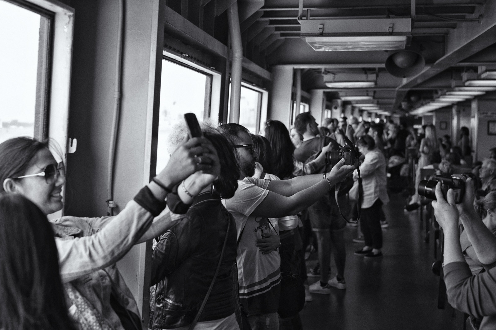 Day trip photographers and views from the iconic Staten Island Ferry