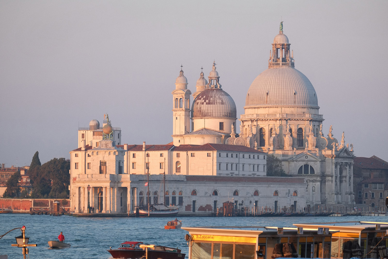 Basilica di Santa Maria della Salute from San Marco. Travel and architectural photography by Kent Johnson.