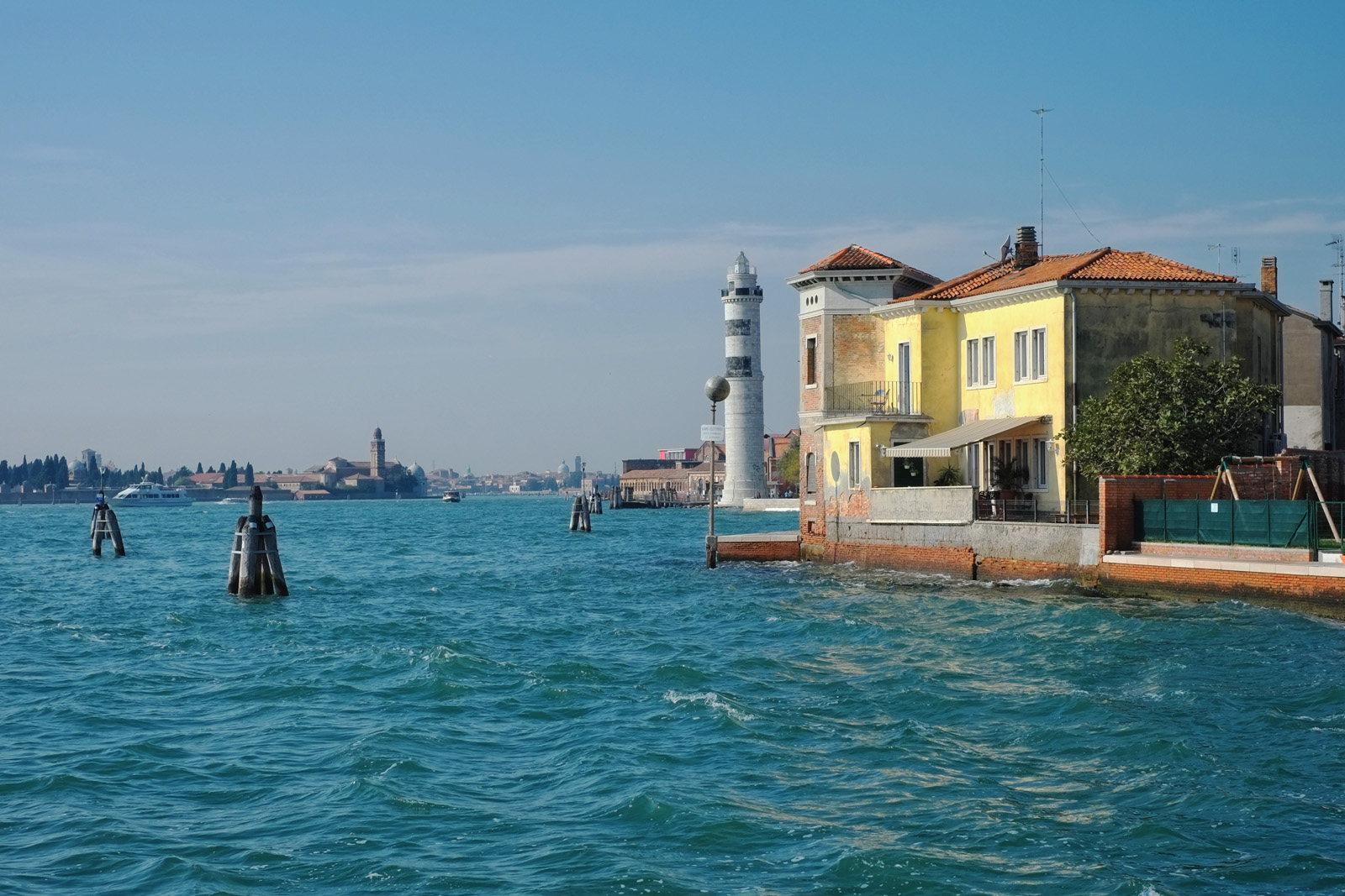 Light House, Murano and Isola di San Michele - Architectural heritage photography by Kent Johnson.
