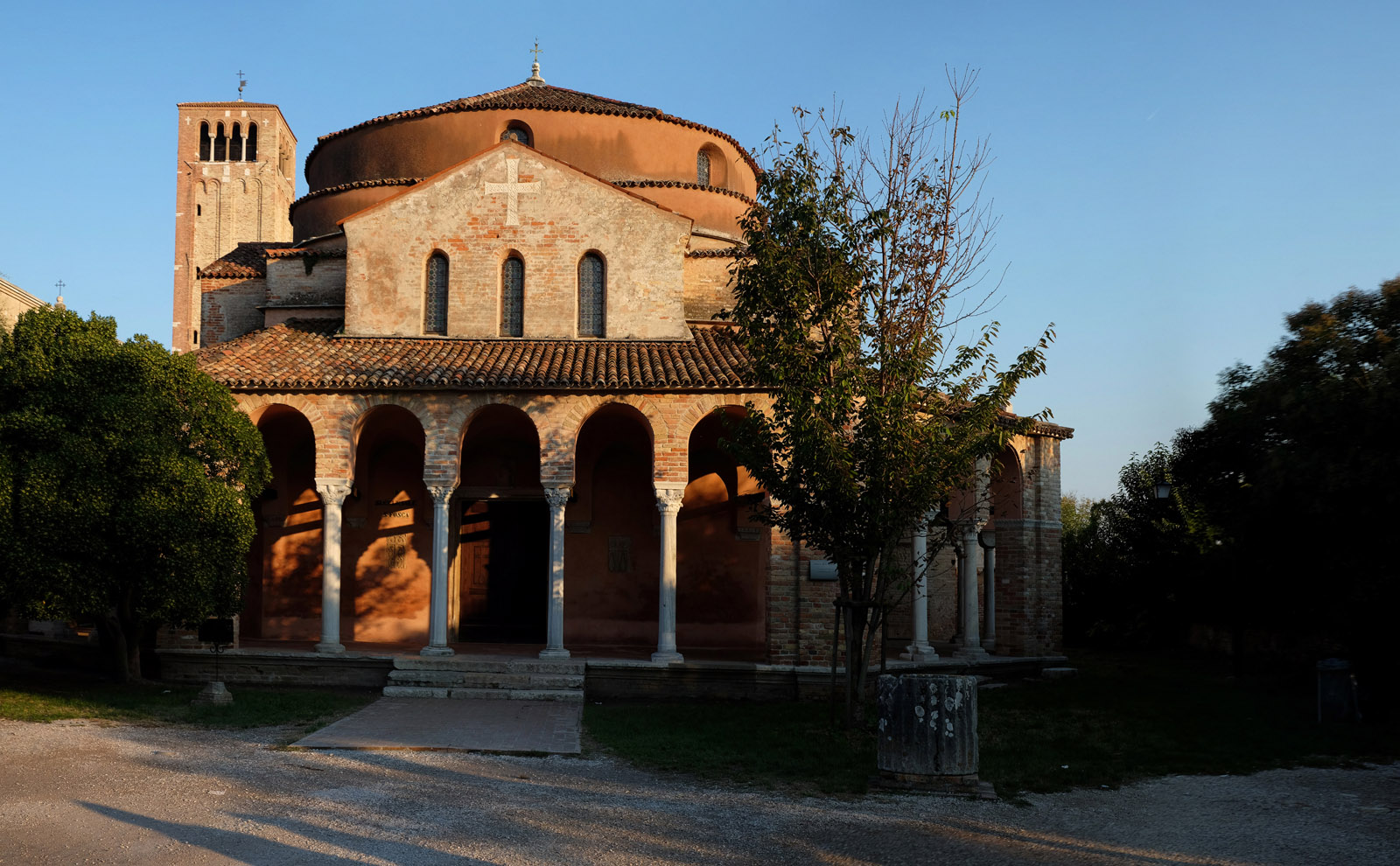 Chiesa di Santa Fosca, Torcello, Venice, Italy. Architectural heritage photography by Kent Johnson.