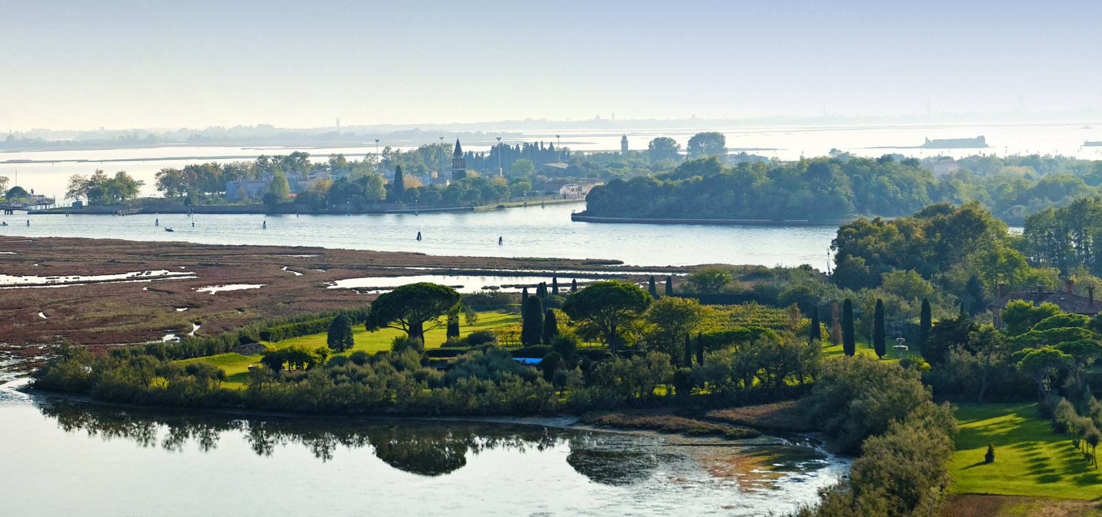 Venice Lagoon, Isola Mazzorbo from Torcello. Lifestyle photography by Kent Johnson.