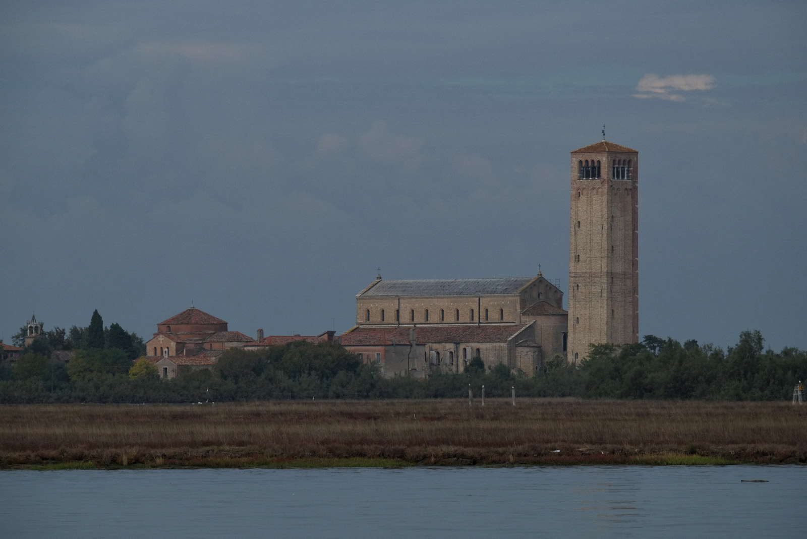Basilica di Santa Maria Assunta, campanile and Chiesa di Santa Fosca, Torcello, Venice